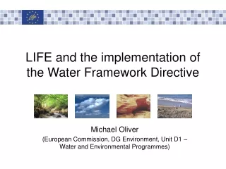 LIFE and the implementation of the Water Framework Directive