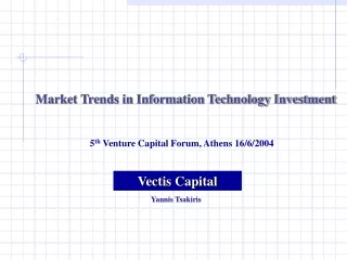 Market Trends in Information Technology Investment