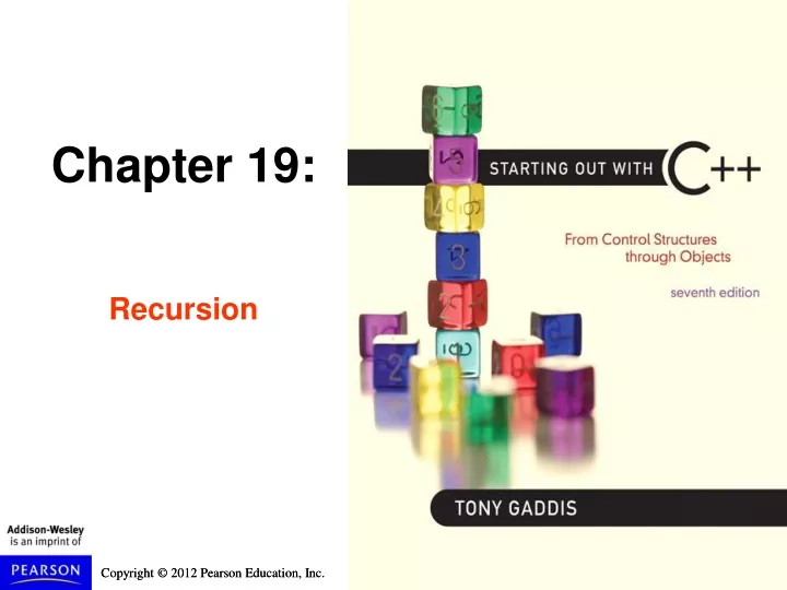 chapter 19 recursion