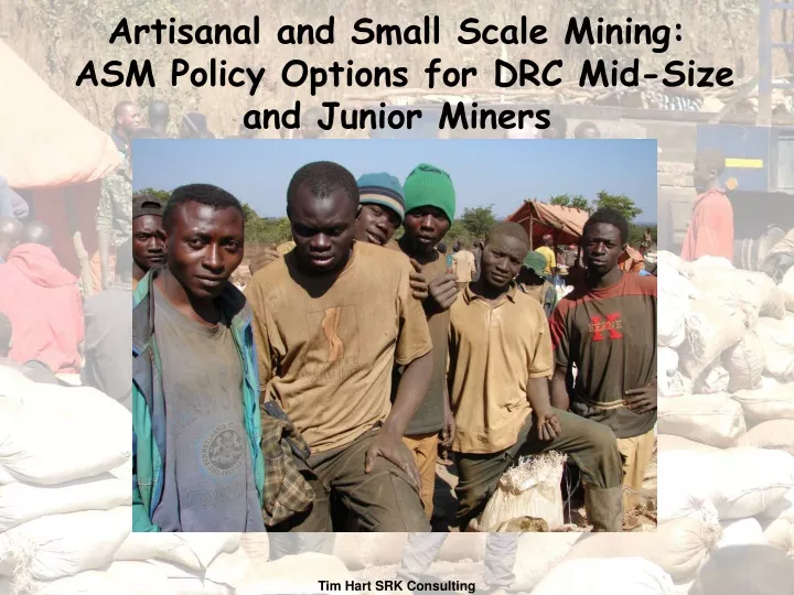 artisanal and small scale mining asm policy options for drc mid size and junior miners