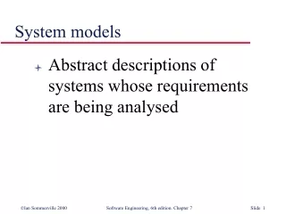 System models