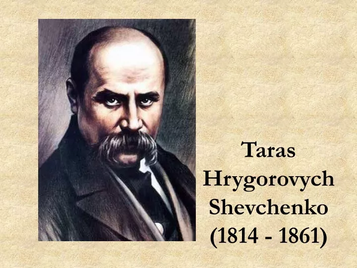 taras hrygorovych shevchenko 1814 1861