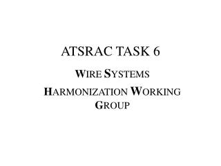 ATSRAC TASK 6