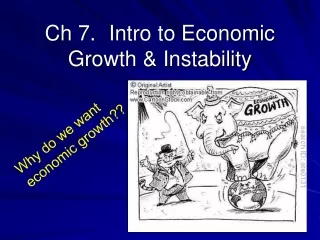 Ch 7.	Intro to Economic Growth &amp; Instability