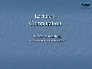 Lecture 3 Computation
