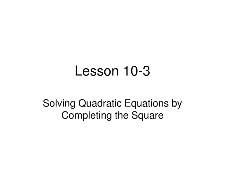 lesson 10 3