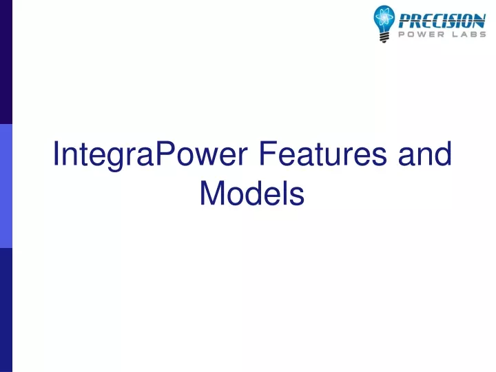 integrapower features and models