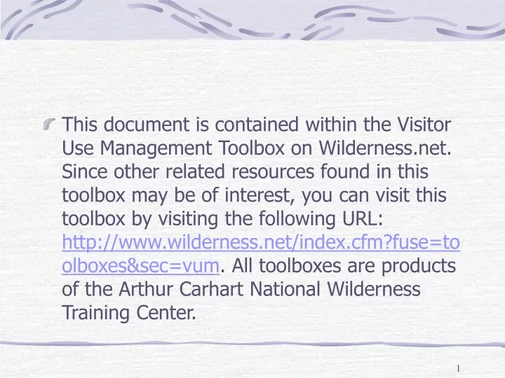 this document is contained within the visitor