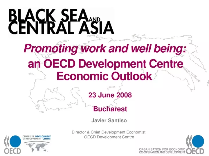 promoting work and well being an oecd development centre economic outlook