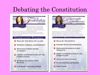 Debating the Constitution