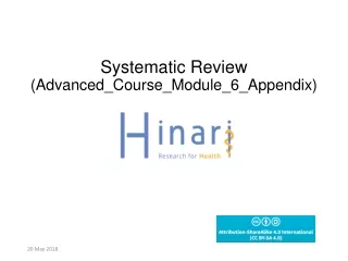 Systematic Review (Advanced_Course_Module_6_Appendix)