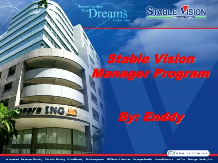 stable vision manager program by enddy