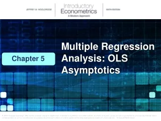 Multiple Regression Analysis: OLS Asymptotics