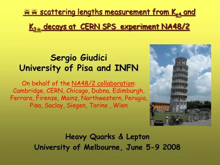 pp scattering lengths measurement from k e4 and k 3 p decays at cern sps experiment na48 2