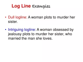 Log Line Examples