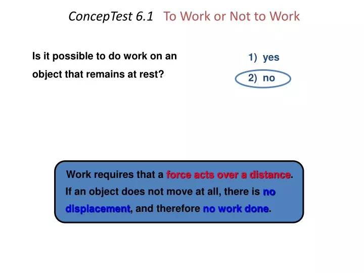 conceptest 6 1 to work or not to work