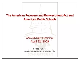 Economic Recovery &amp; Reinvestment Act Review  - Three Funding Pots for Schools