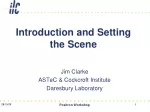 Introduction and Setting the Scene - slide 1