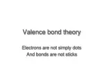 Understanding Valence Bond Theory: Hybridization and Bonding in Molecules - slide 1