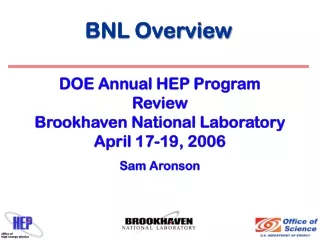 BNL Overview