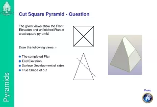 Cut Square Pyramid - Question