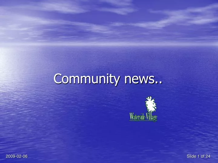 community news