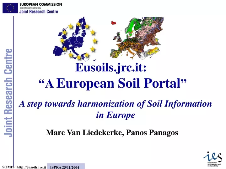 eusoils jrc it a european soil portal