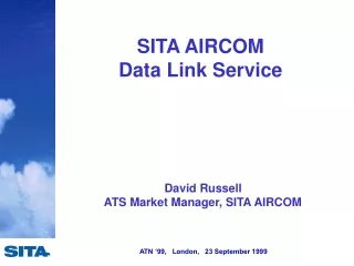 SITA AIRCOM  Data Link Service