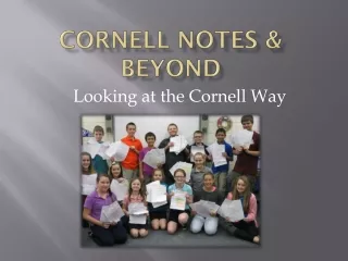 Cornell Notes &amp; Beyond