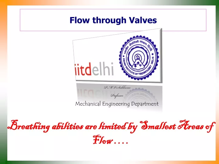 flow through valves