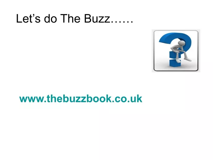 www thebuzzbook co uk