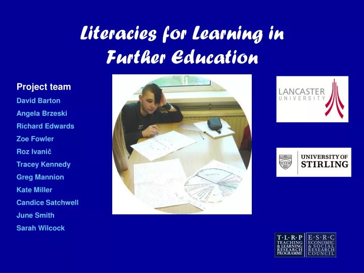 literacies for learning in further education