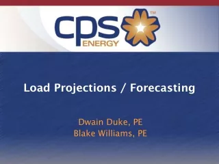Load Projections / Forecasting
