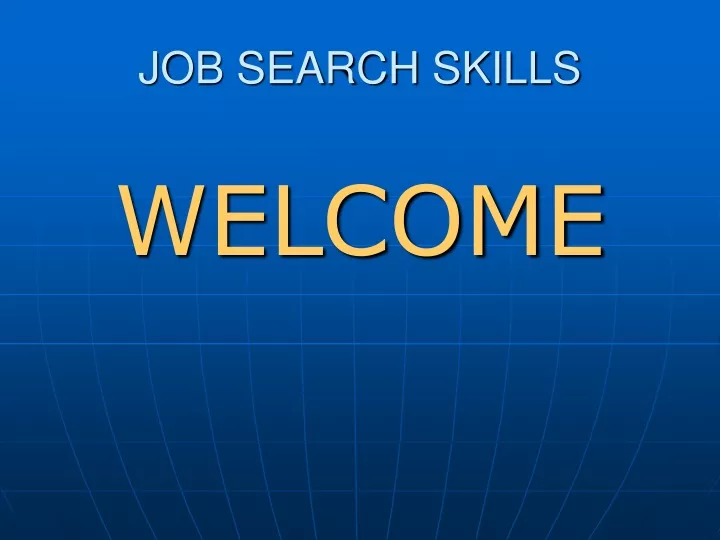job search skills