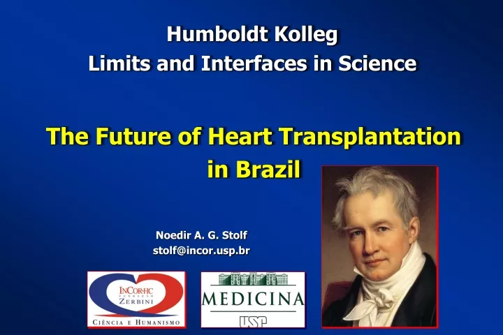 humboldt kolleg limits and interfaces in science