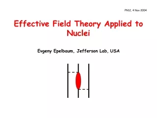 Effective Field Theory Applied to Nuclei