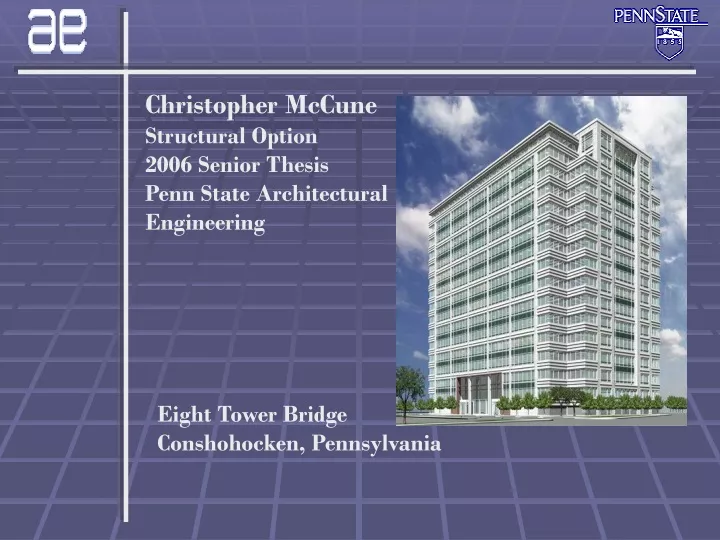 christopher mccune structural option 2006 senior