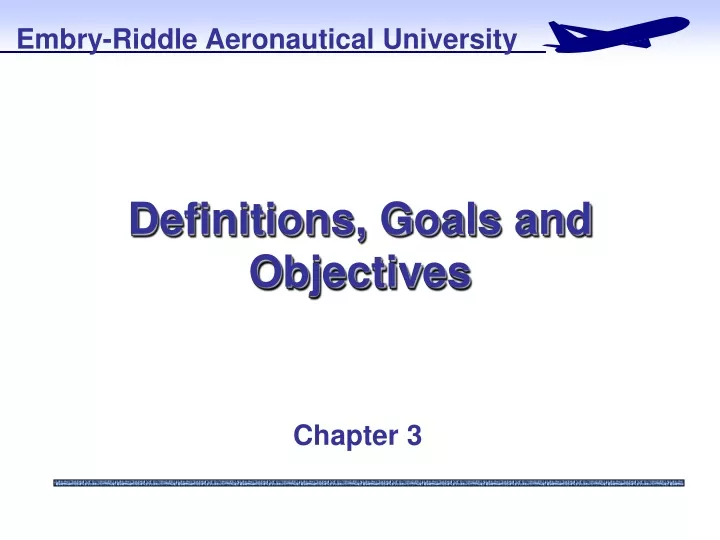 definitions goals and objectives