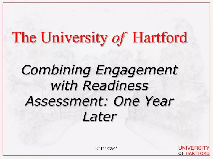 the university of hartford combining engagement