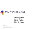 XML Working Group - slide 1