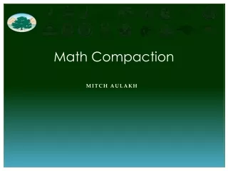 Math Compaction
