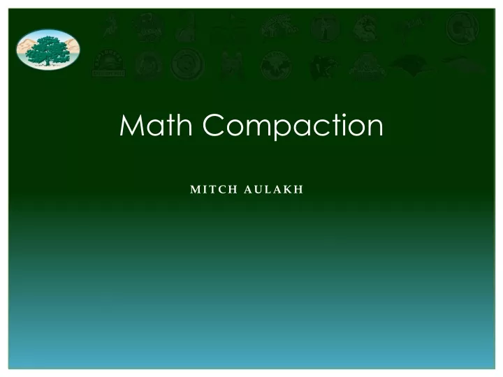 math compaction