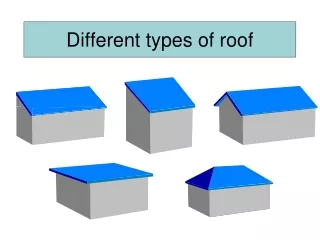 Different types of roof