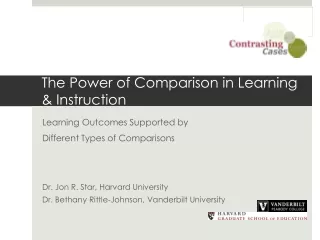 The Power of Comparison in Learning &amp; Instruction