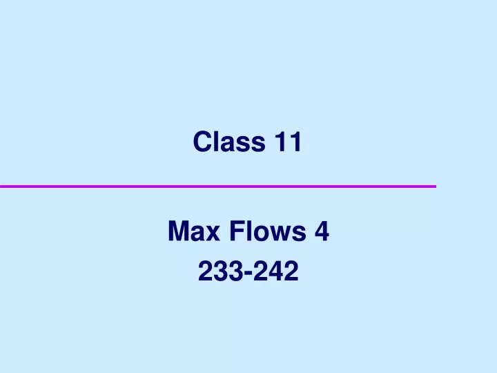 class 11