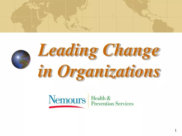 leading change in organizations