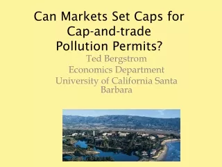 Can Markets Set Caps for  Cap-and-trade  Pollution Permits?