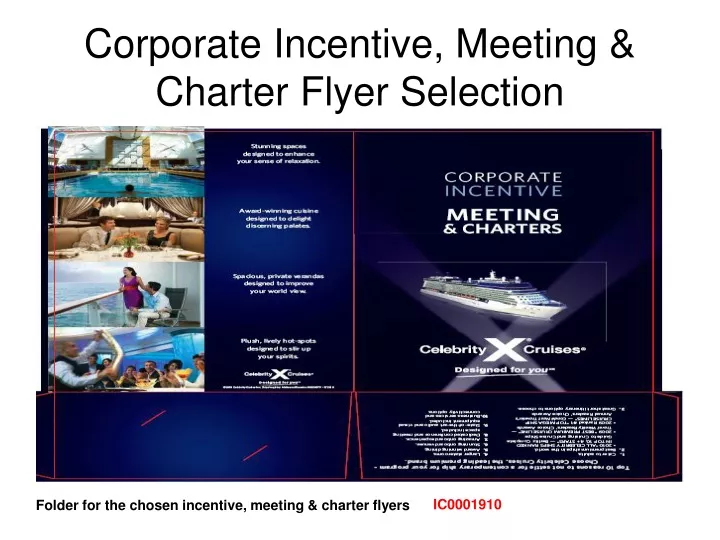 corporate incentive meeting charter flyer selection