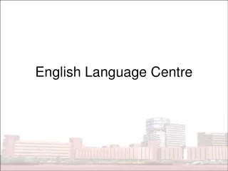 English Language Centre