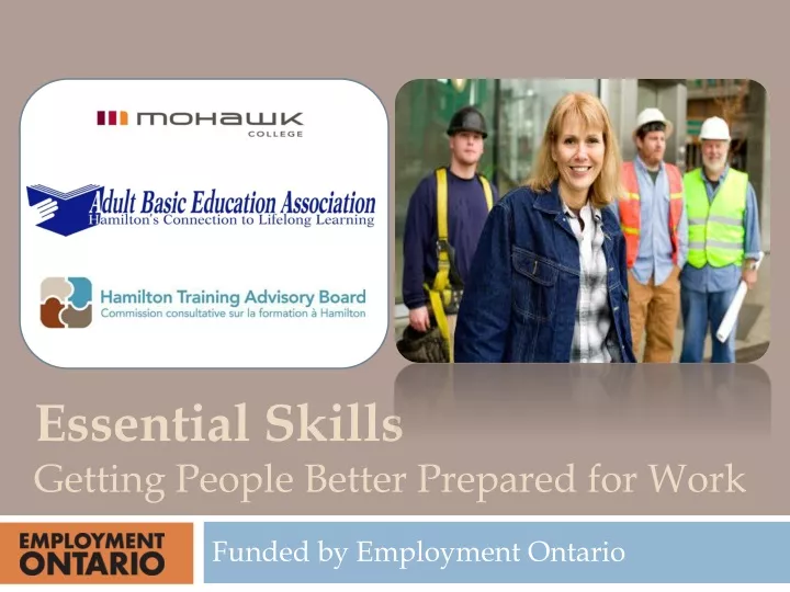 essential skills getting people better prepared for work